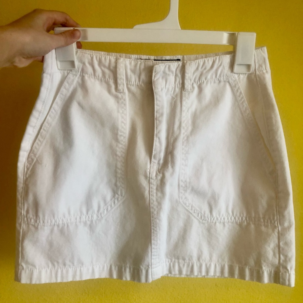 white Indigo Rein skirt, size 24 waist